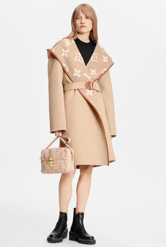 Jackets - Clothings  Hooded wrap coat, Casual style, Louis vuitton