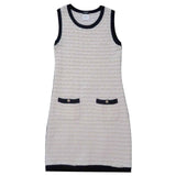 Chanel 2024 White/Black spring Knit Dress