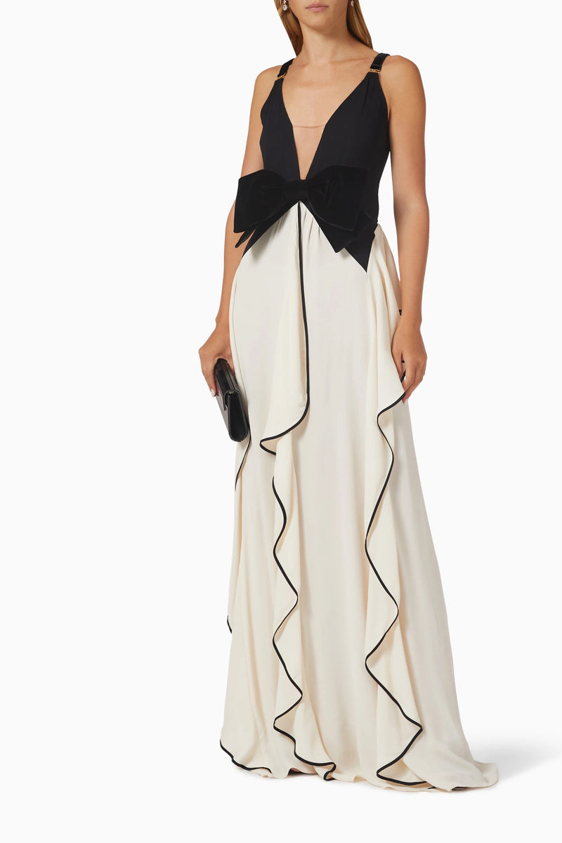 Red Carpet Maxi Dress in Georgette