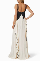 Red Carpet Maxi Dress in Georgette