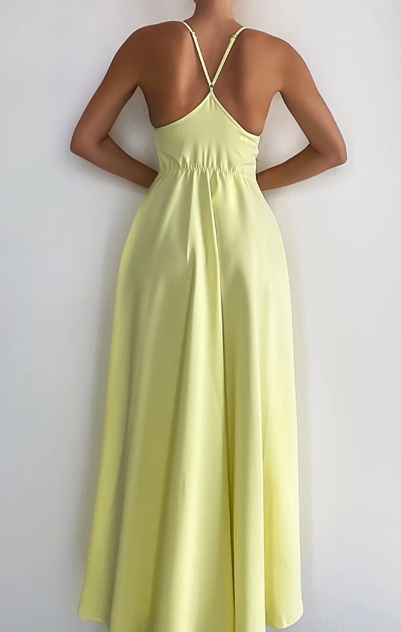 Riviera Yellow Maxi Dress