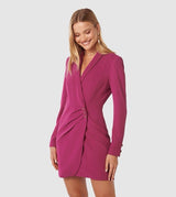 Shereen Shawl Neck Blazer Dress