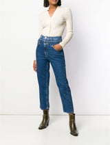 Kitty Double-Waisted Mom Jeans