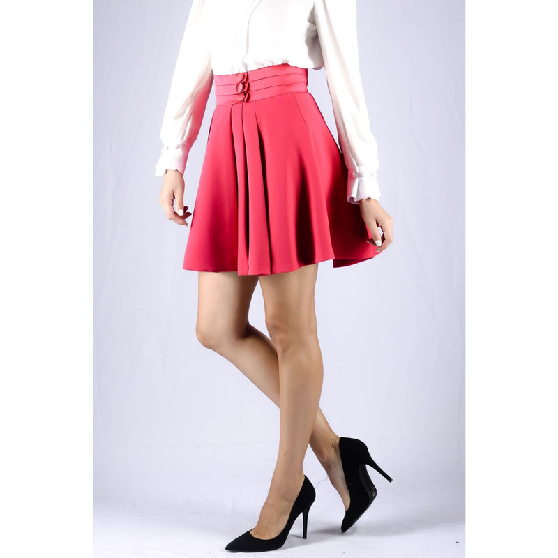 Bicolored dress in white-pink