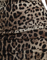 Cady Stretch Leopard Print Dress In Animal Print