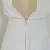D V White Dress