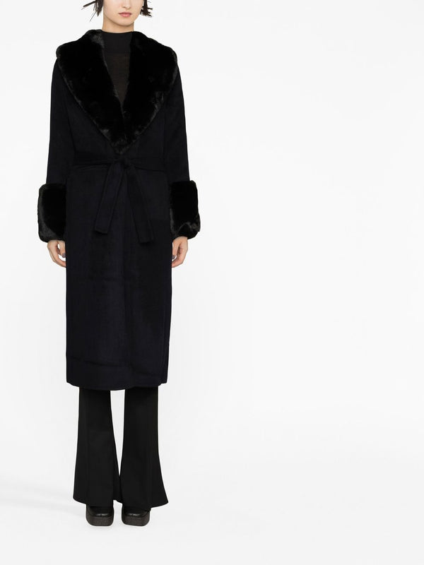 Double-Faced Faux Fur Coat