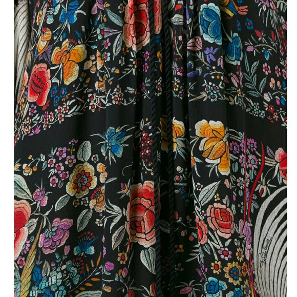 Enchanted Garden Silk Short Dress