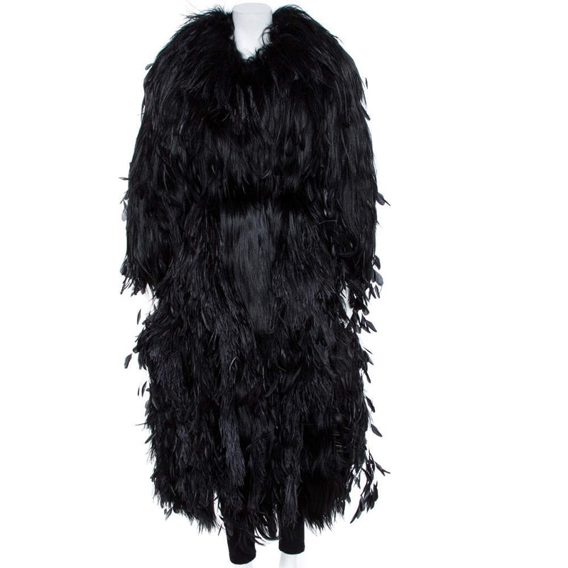 Feathers & Fur Long Coat