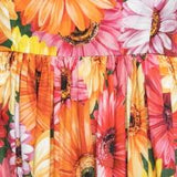 Floral-Print Flared Dress