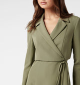Long-Sleeve Blazer Mini Dress