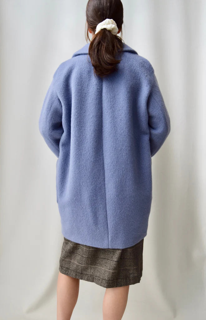 Periwinkle Weekend Max Mara Wool Coat