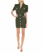 Balmain Olive Green Dress