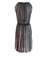 Sequined Rib Knit Mini Dress