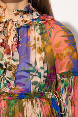 Tropical Lantern Georgette Dress