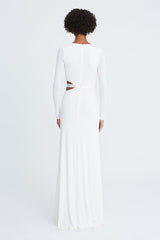 Sofia Jersey Crystal Band Gown