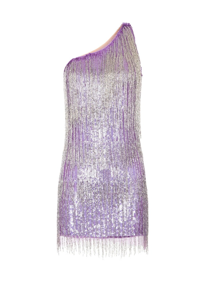 Mini Dress with Fringes