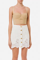 Cropped Top with Detail