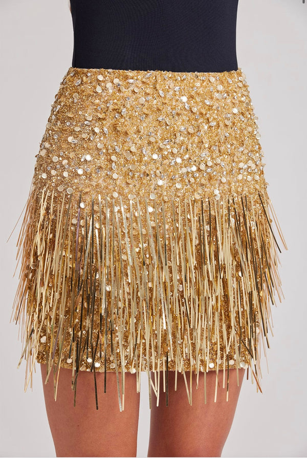 Gia Gold Skirt