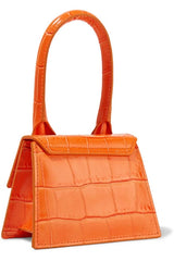 Le Chiquito Croc-effect Leather Tote
