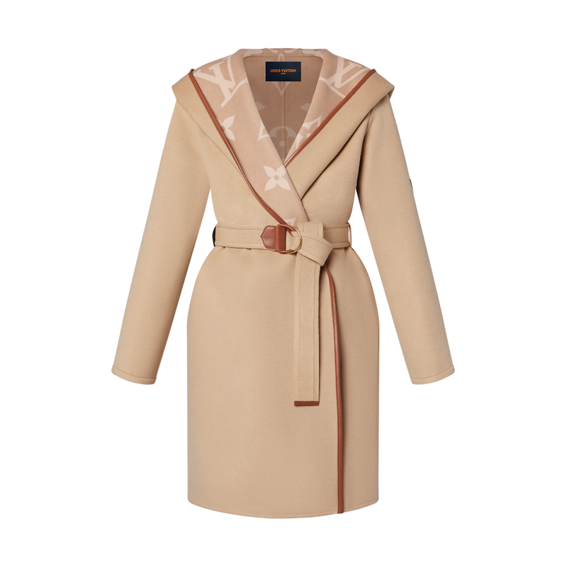 Signature Short Hooded Wrap Coat - Ready-to-Wear